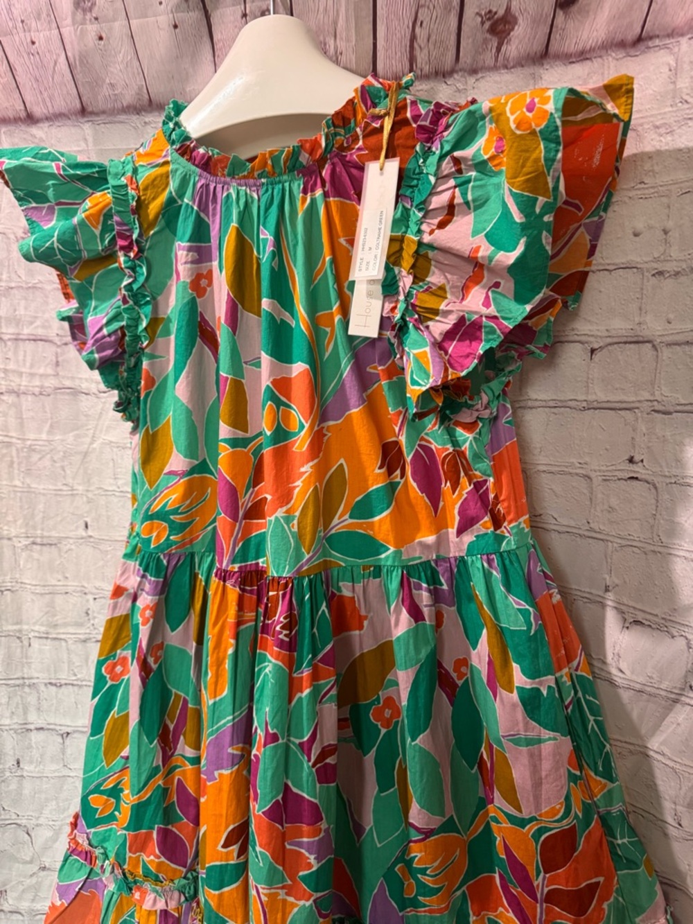 Medium House of Harlow 1960 Multicolor Floral Print Mini Dress - Picture 4 of 7